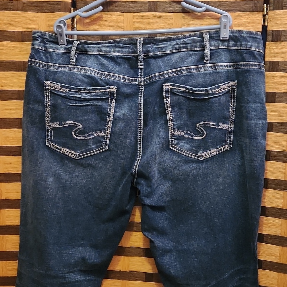 Silver jeans stretch boyfriend anklei jeans